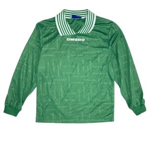 Umbro green long sleeve shirt